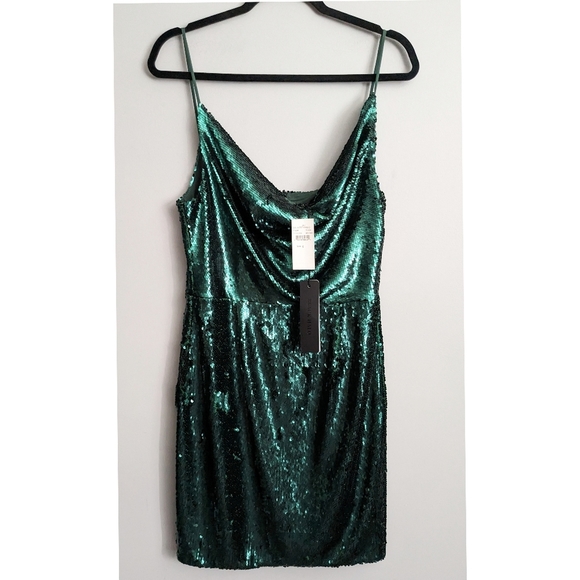 Black Halo Lucy Dress in Jelly Bean - Picture 2 of 7